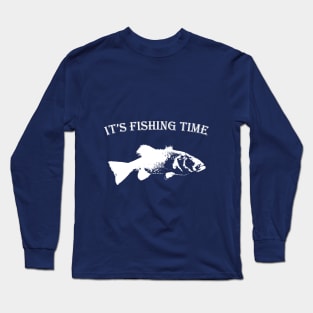 It's fishing time, Bass picture Long Sleeve T-Shirt